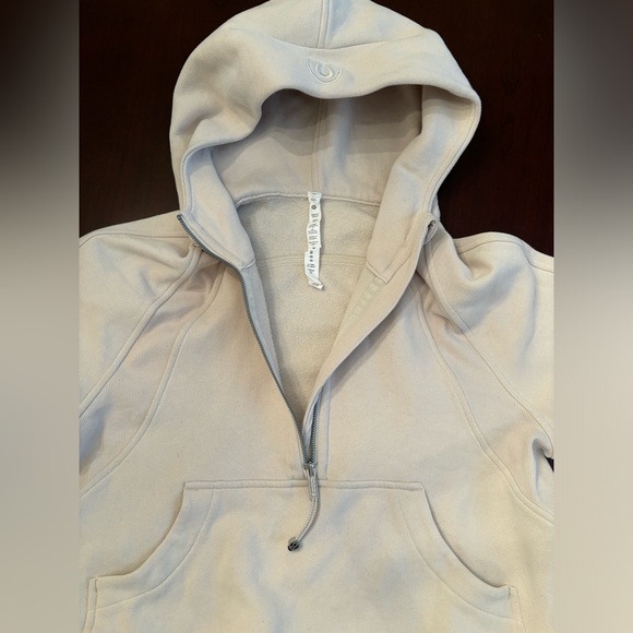WHITE OPAL LULULEMON SCUBA HOODIE HALF ZIP XS/S - Picture 4 of 8